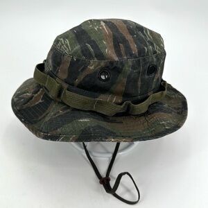 Military Boonie Hat Camo Size 7.25 Green Hunting